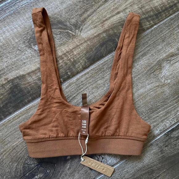 SKIMS Sleep Collection Bralette, Copper, XXS (NWT) - Picture 5 of 8